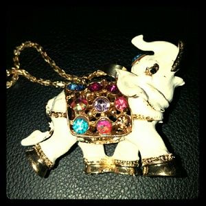 Betsey Johnson  snow white elephant.