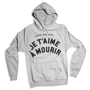 Tegan & Sara LY2D hoodie - JE T'AIME A MOURIR ❤️💀