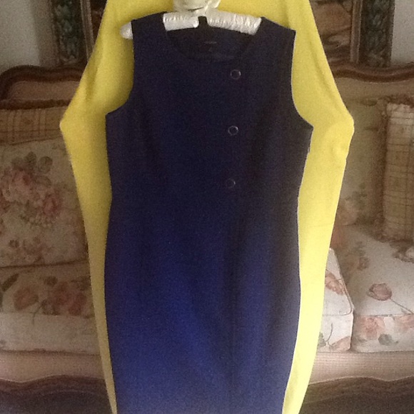 Talbots dress blue.