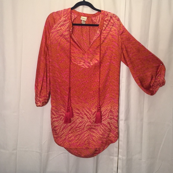 H&M tunic top with tassel accents