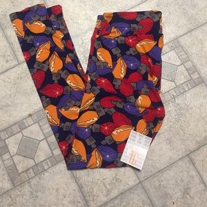 LuLaRoe TC CHRISTMAS LEGGINGS, Christmas Lights