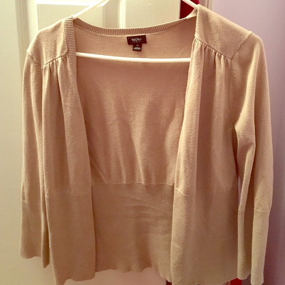 Tan cardigan