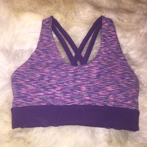 Sports bra- crisscross back
