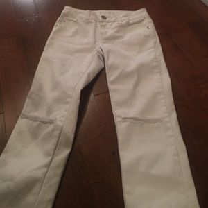 White Justice jeans