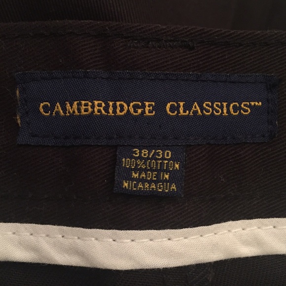 Men's Cambridge Classics Brown Dress Slacks Size 38x30 - Picture 4 of 4