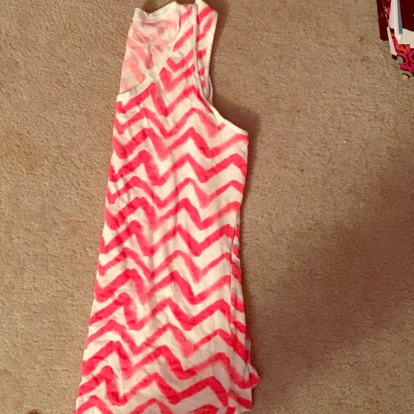 Old navy, gently used orange and white tank
