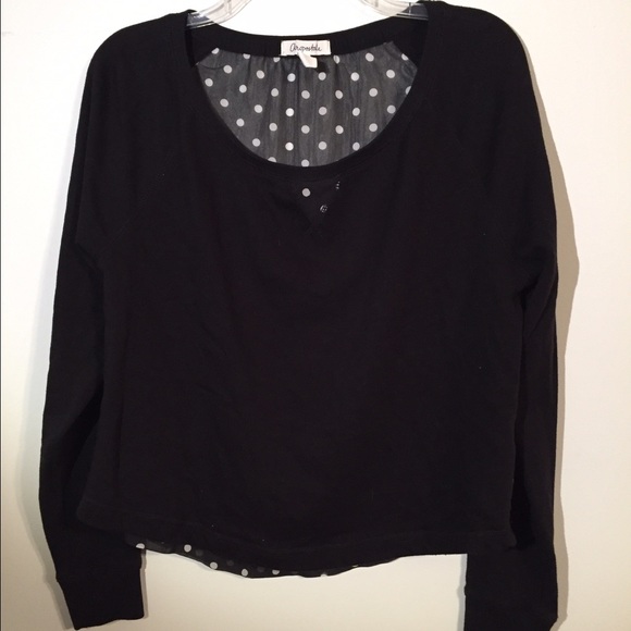 Aeropostale black long sleeve shirt
