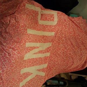 PINK CHEETAH PRINT DUVET (PINK/WHITE