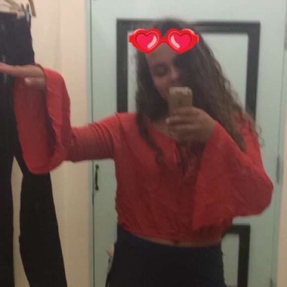 Blood Orange Hippy Top
