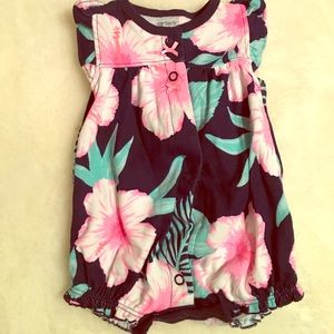 Carter's floral onesie newborn
