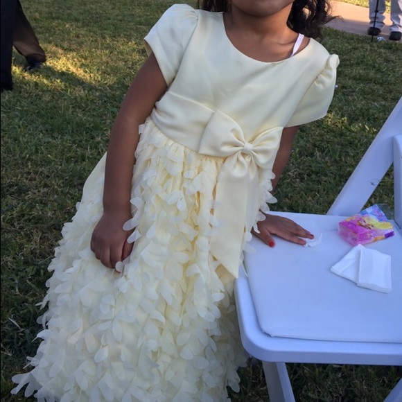 Yellow party dress