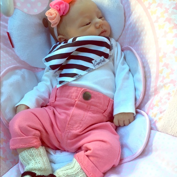 Cherokee pink leggings 0-3 months