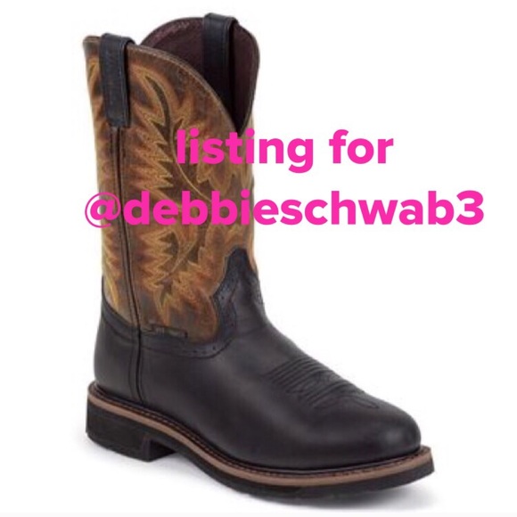 Listing for @debbieschwab3 Justin 11" Boots WK4821