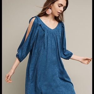 Anthropologie open arm jacquard dress so soft, M