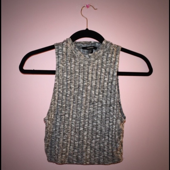 Never worn F21 High Neck Crop Top - Picture 2 of 2