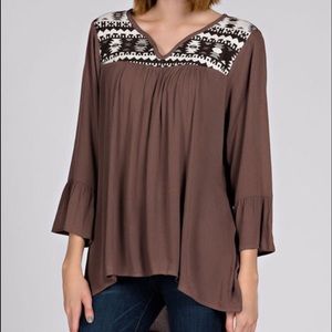 Aztec Pattern Top