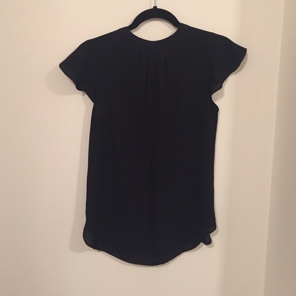 Black J Crew Blouse - Picture 2 of 3
