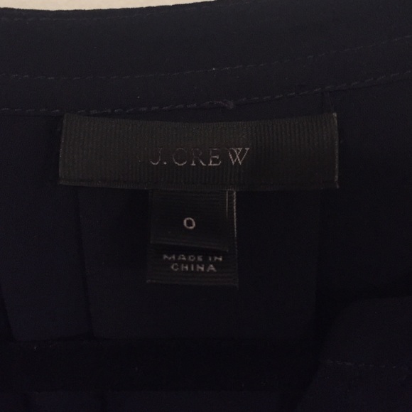 Black J Crew Blouse - Picture 3 of 3