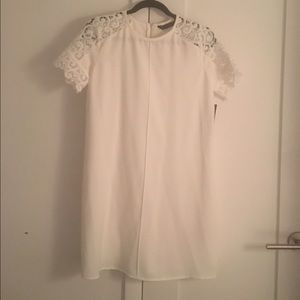 Zara dress with lace sleeves.