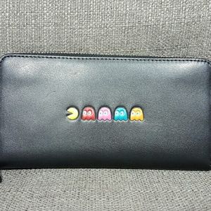 NEW Coach Pacman Accordion Zip Wallet Limited Ed