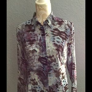 CAbi Ink Blot blouse. Size small Price Slash