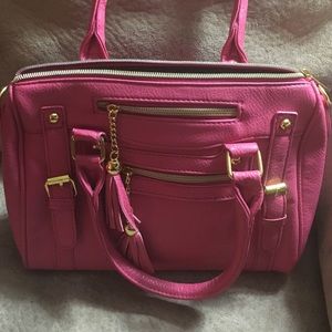 Pink versatile purse.