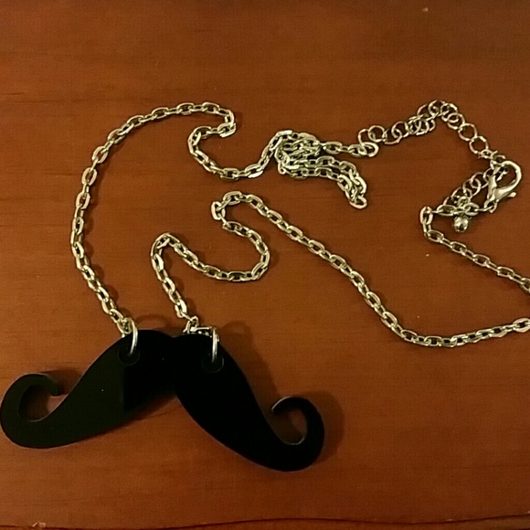 Mustache Necklace