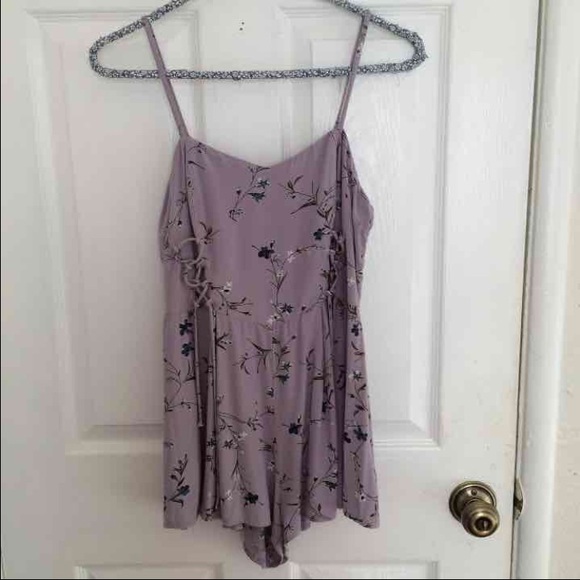 Purple Urban Outfitters romper