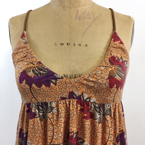 Free People Leather Strap Cotton Knit Dress - Picture 4 of 4