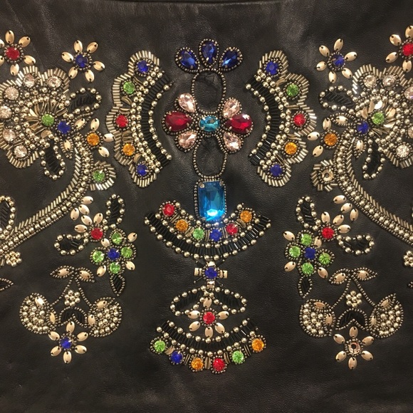 Nasty Gal The Jewel of Hard Rocks Leather Skirt - Picture 3 of 4