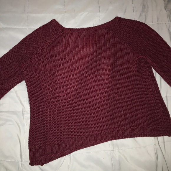Brandy Melville Maroon knitted sweater
