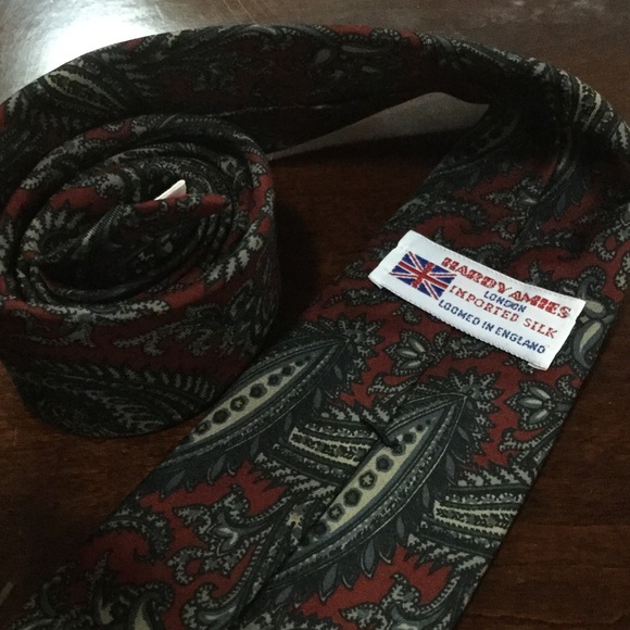 Hardy Amies London Tie- Slim - Picture 2 of 3