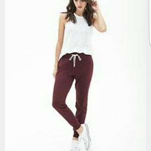 F21 Drawstring pocket sweatpants
