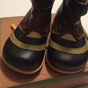 NIB LIVIE /& LUCA Shoes Boots Gaffer Brown Toddler 4 5 6