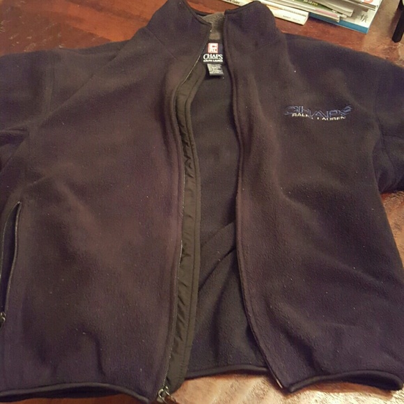 Men's L chaps ralph lauren fleece jacket