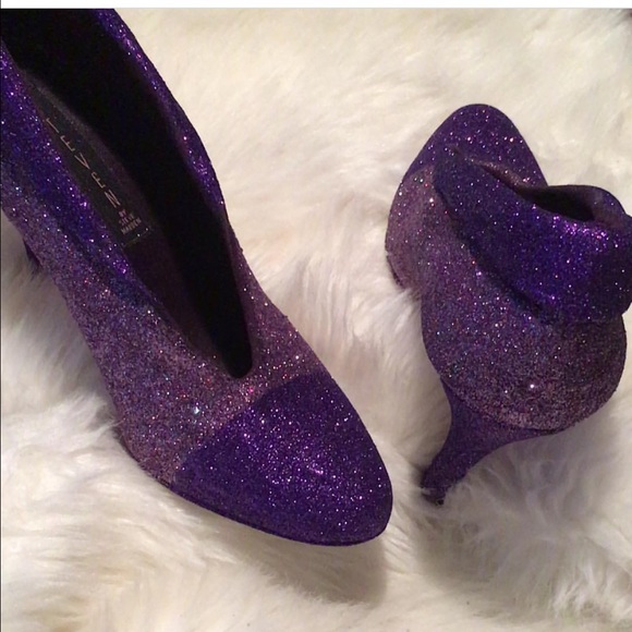 Steven by Steve Madden Shoes - Purple Glitter Booties