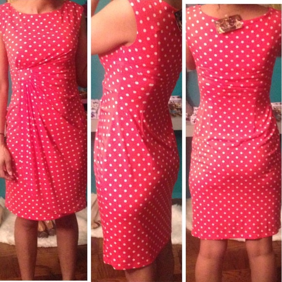 Red Polka Dot Vintage Inspired Dress