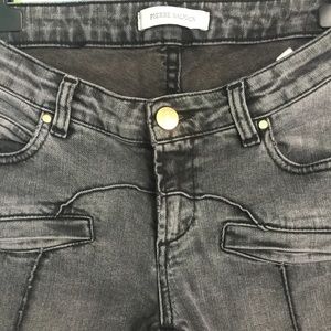 Pierre Balmain motto-style jeans