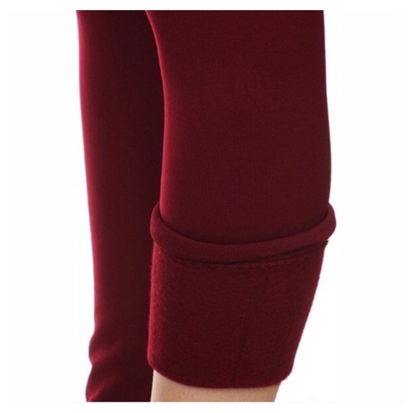 ✨Tummy Control✨Fleece  Lined High Waisted Leggings - Picture 3 of 4