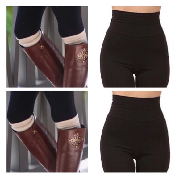 ✨Tummy Control✨Fleece  Lined High Waisted Leggings - Picture 4 of 4