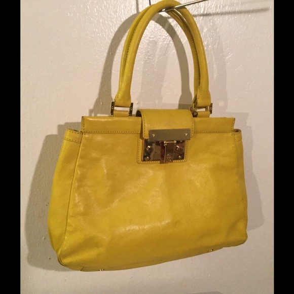 Tory Burch oversized Norah Satchel Yellow