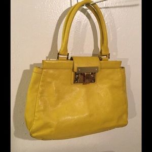 Tory Burch oversized Norah Satchel Yellow