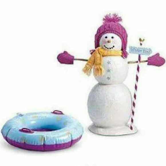 American Girl doll snowman