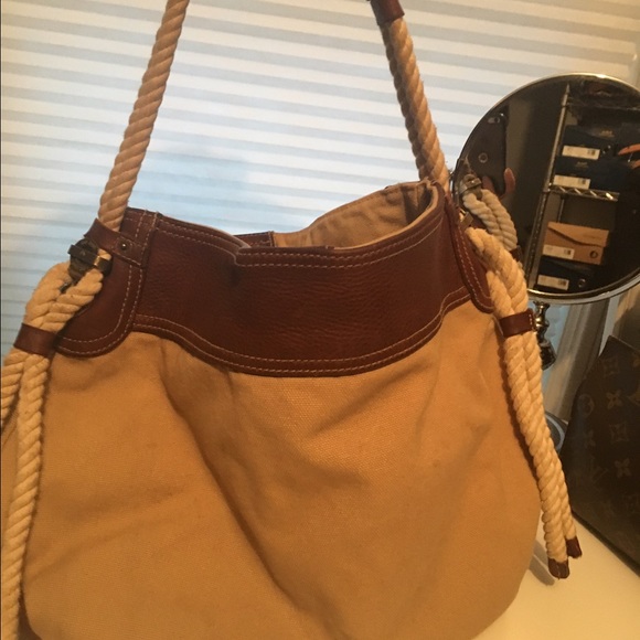 Nautical khaki bag