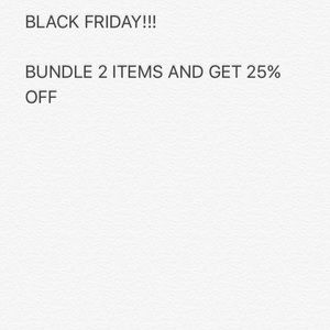 BLACK FRIDAY SALE