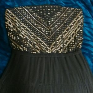 Express strapless dress