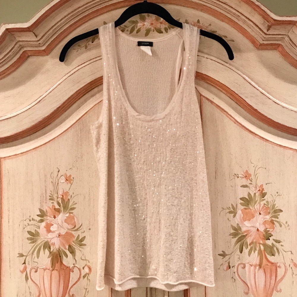 ❄⛄ J.Crew sequin sweater tank size XS ❄⛄