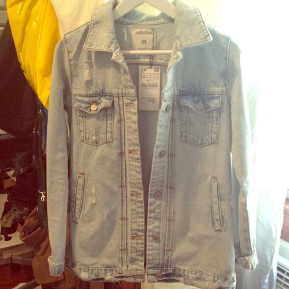 SOLD Zara Premium Denim Jacket - Picture 2 of 4