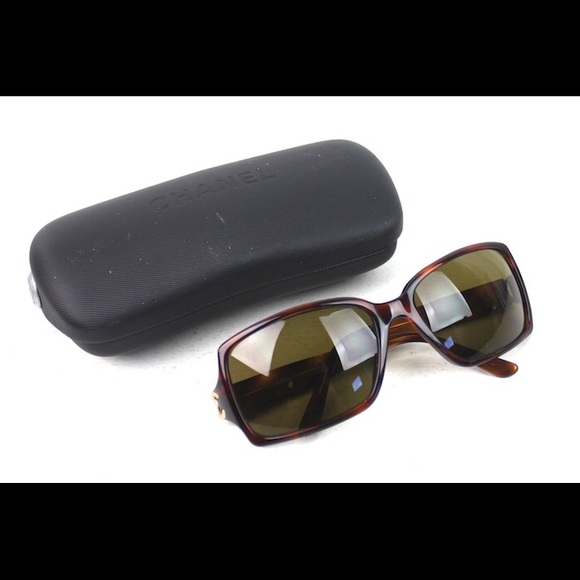 Chanel Gold CC Tortoise Sunglasses 5030 main image 4