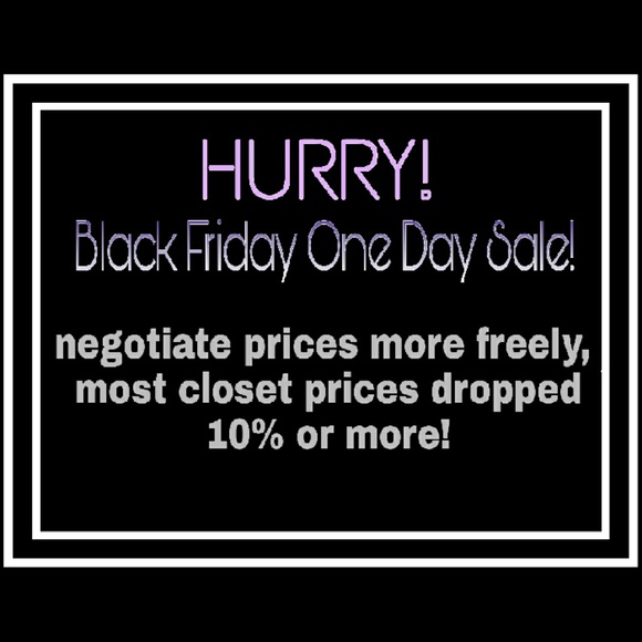 Black Friday One Day Sale [Over]